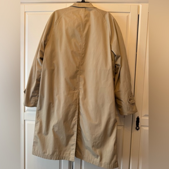 LONDON FOG Men's Trench Coat Sz 42Reg Beige Removable Lining - Picture 2 of 13